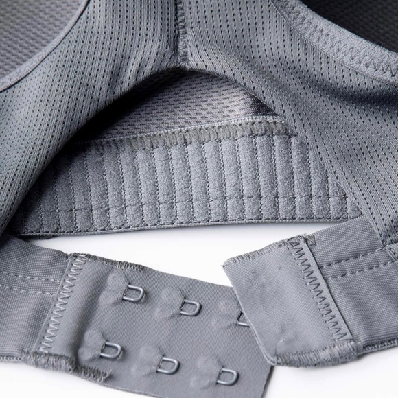 Women's Sports Bra Front Adjustable High Impact Support Lightly Padded Wireless - Picture 4 of 10